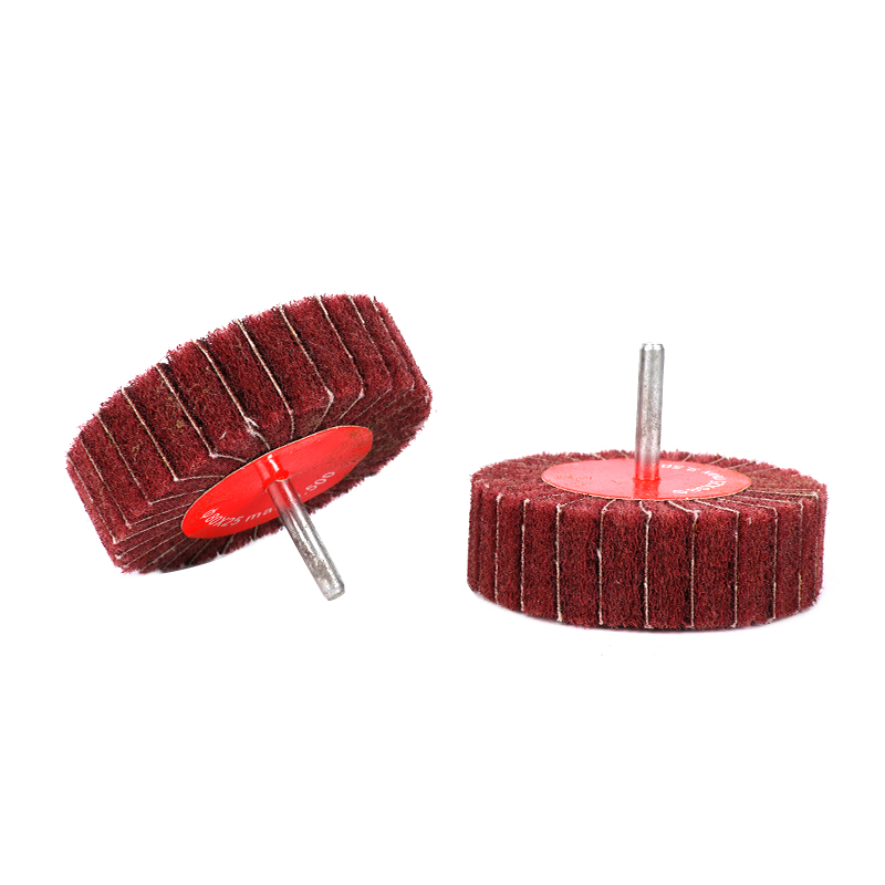 Nylon Fibre Abrasive Flap Wheel with Shank